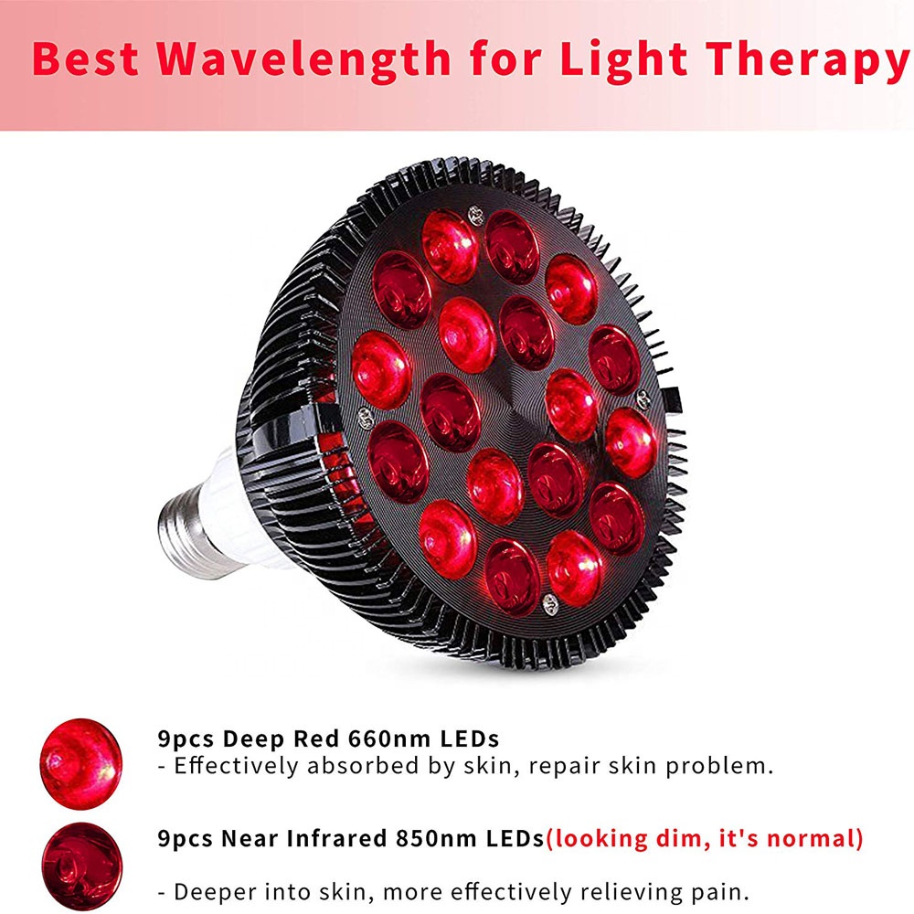 54W Red Light Therapy Lamp for - Health & Wellness Unlimited recension och pris