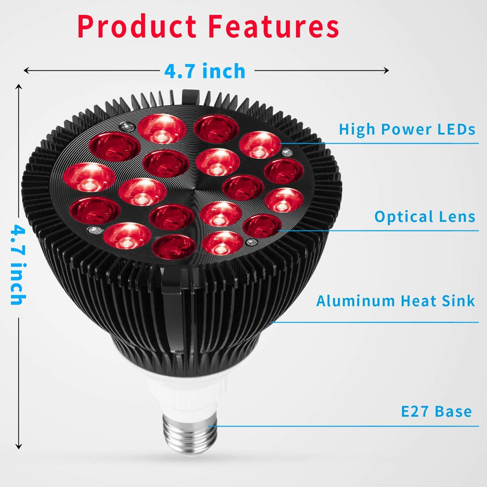54W Red Light Therapy Lamp for - Health & Wellness Unlimited recension och pris