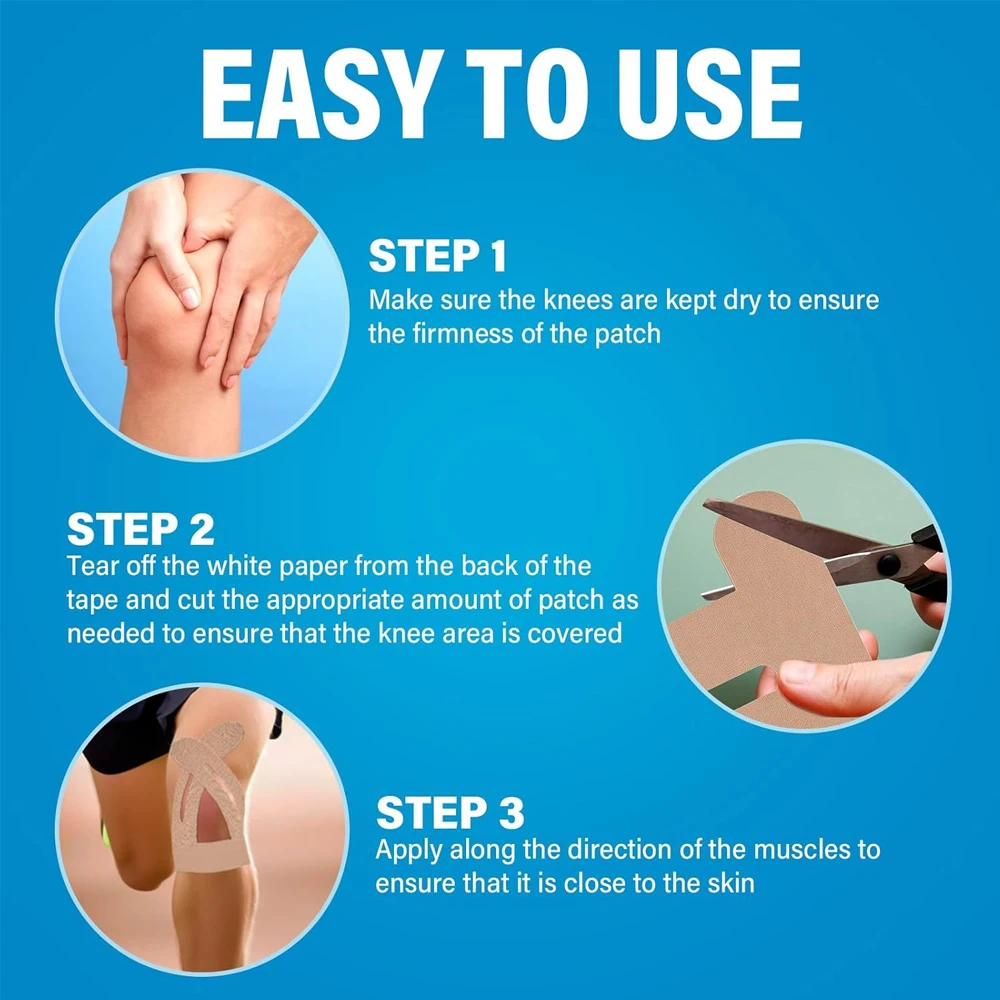 10PCS Kinesiology Tape for Kne - Sports Taping Precut recension och pris