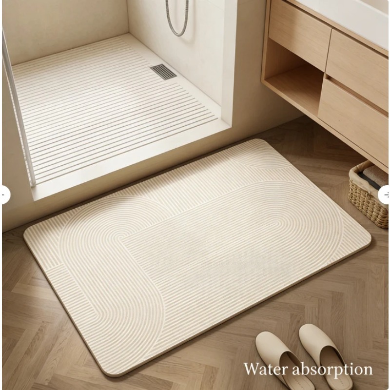 Bathroom Floor Mat Diatomite S - Bamboo Bath Mat recension och pris