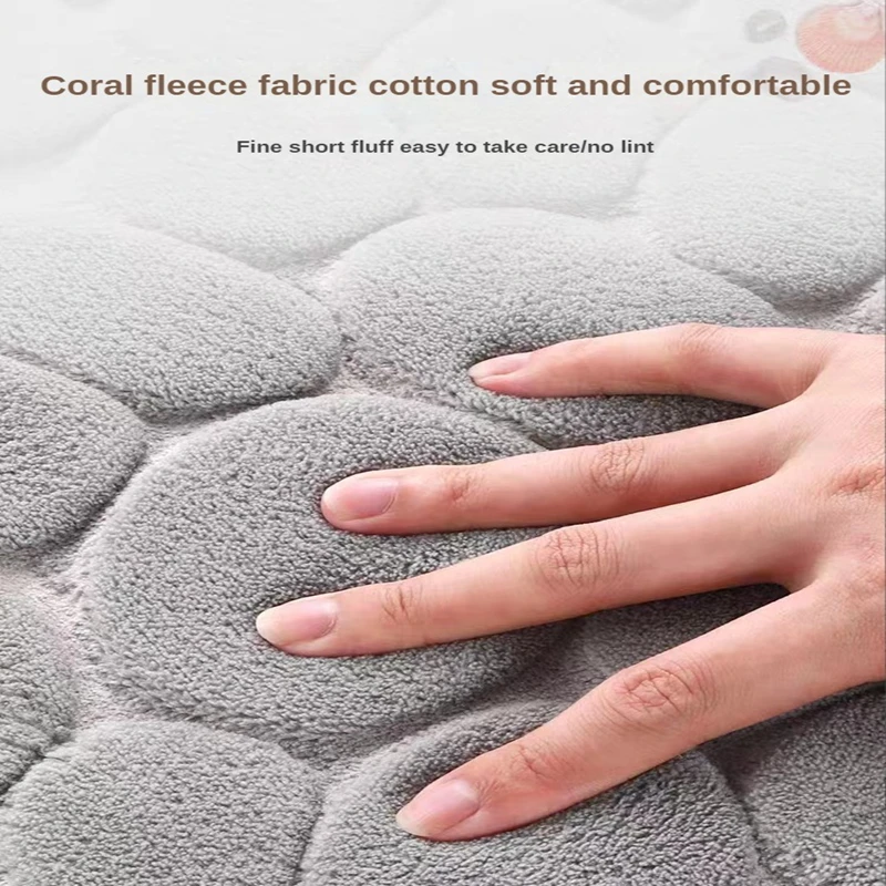 3D Non Slip Bathroom Mat Cobbl - Bamboo Bath Mat recension och pris