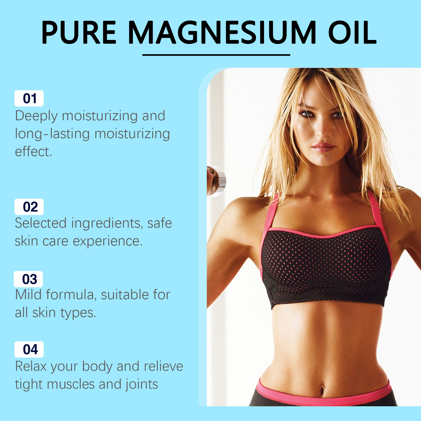 Pure Magnesium Oil Spray Grade - Bath Salts Magnesium recension och pris