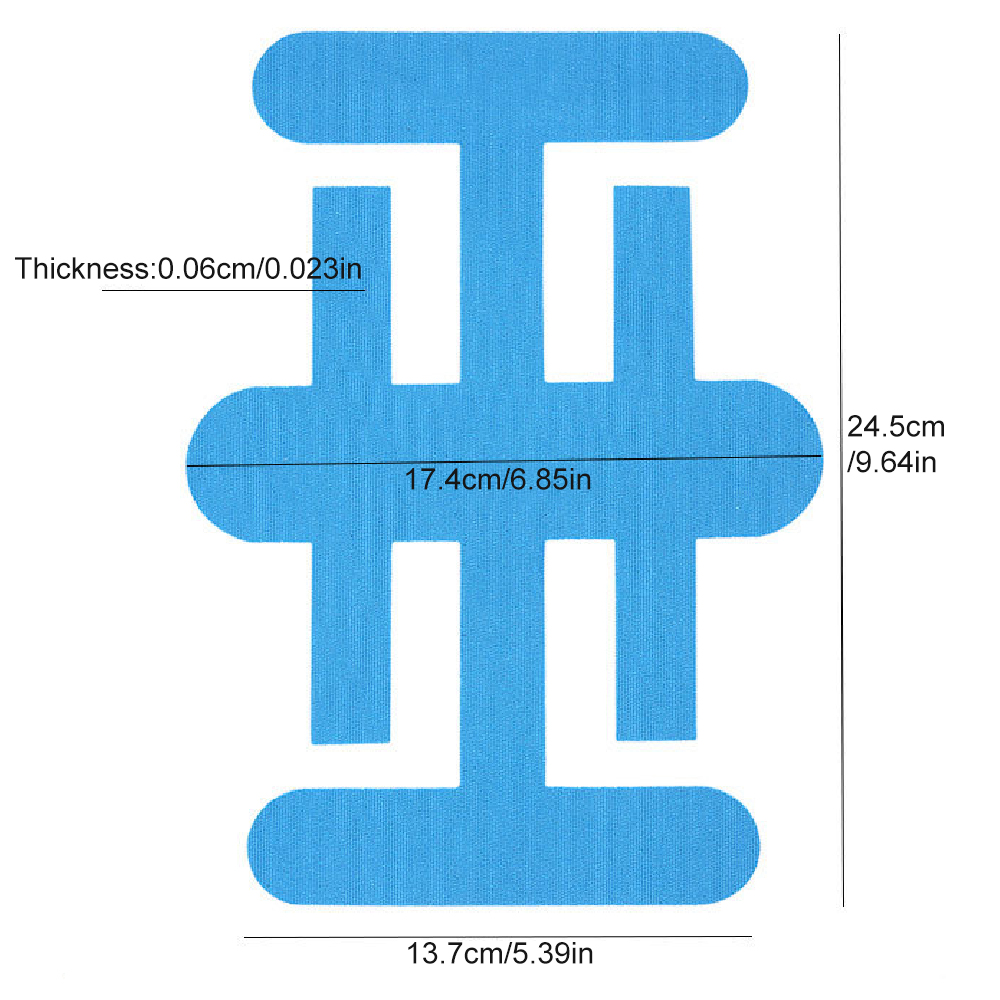 Knee Kinesiology Tape Flexible - Sports Taping Precut recension och pris
