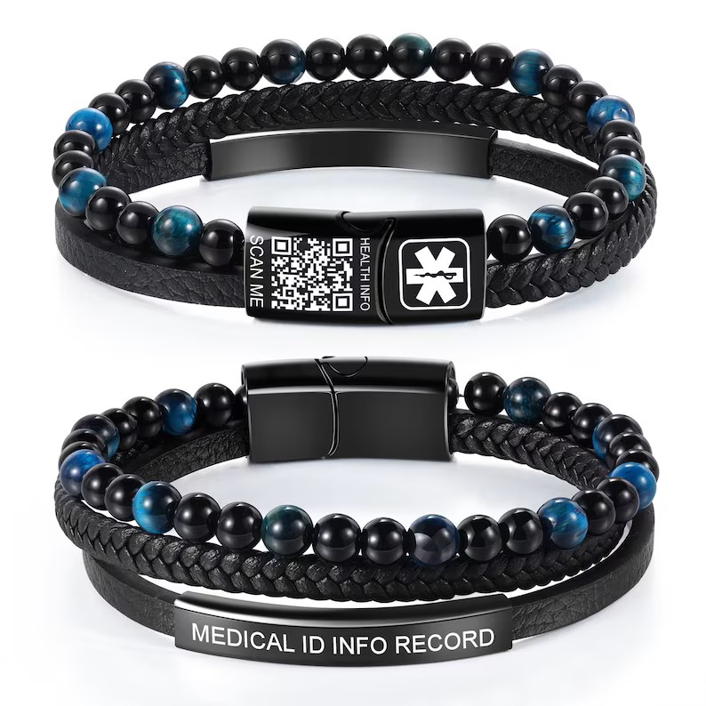 Natural Tiger Eye Stone Medica - Health Wellness Bracelet recension och pris