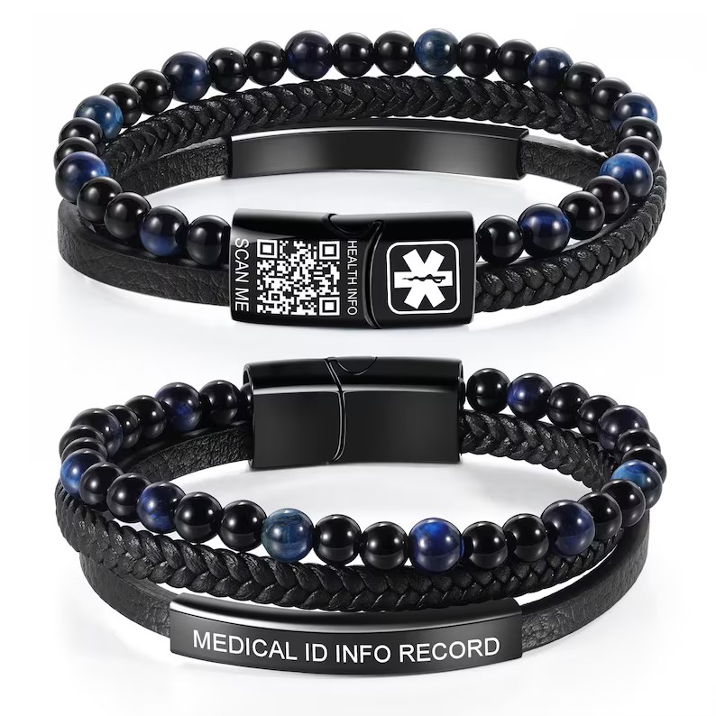Natural Tiger Eye Stone Medica - Health Wellness Bracelet recension och pris