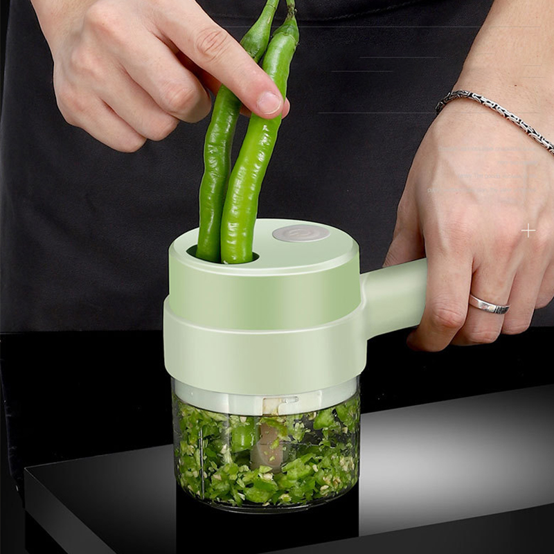 4In1 Electric Vegetable Cutter - Health Wellness Lifestyle recension och pris
