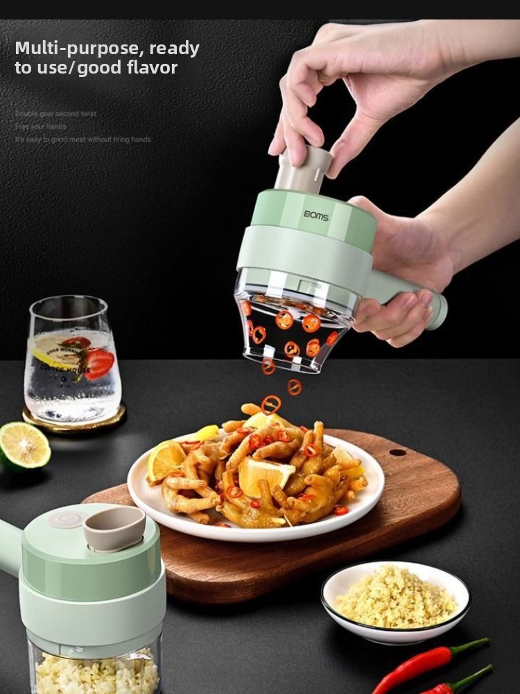 4In1 Electric Vegetable Cutter - Health Wellness Lifestyle recension och pris