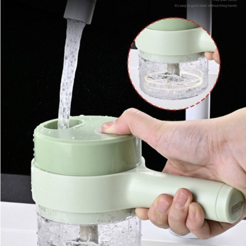 4In1 Electric Vegetable Cutter - Health Wellness Lifestyle recension och pris